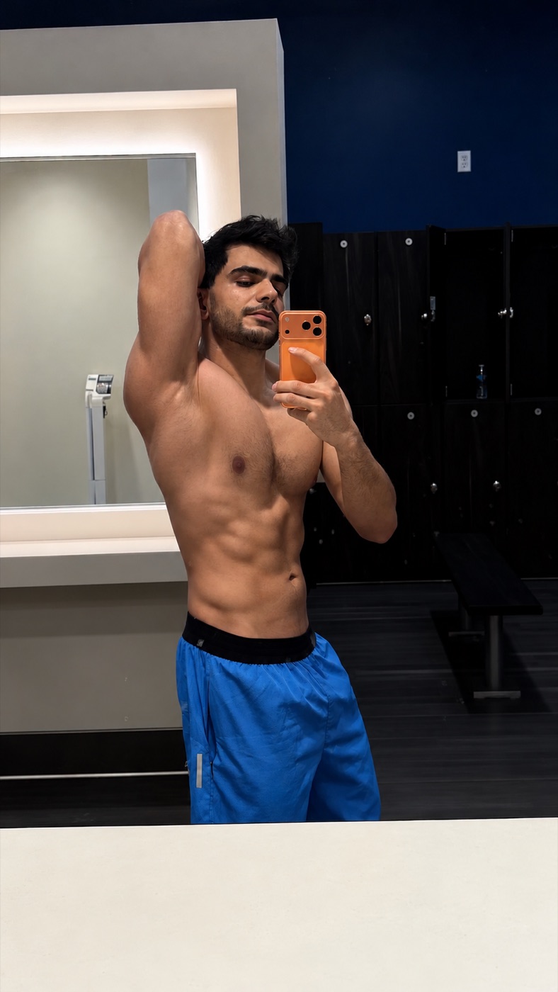 Hasib at the gym
